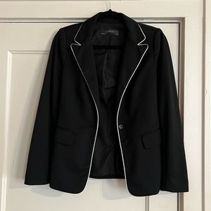 The Limited black and white blazer